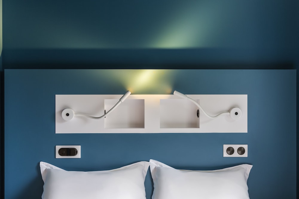 Habitación Estándar con 1 cama doble del hotel ibis budget Rouen Centre Rive Gauche. Foto 5