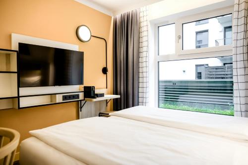 Estudio con Dos Camas del hotel Kiel-Schwedenkai. Foto 4