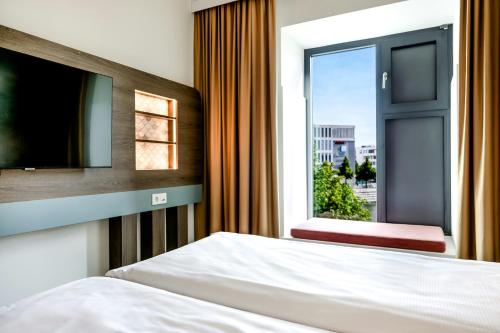 Habitación Doble con vistas del hotel Kiel-Schwedenkai. Foto 5