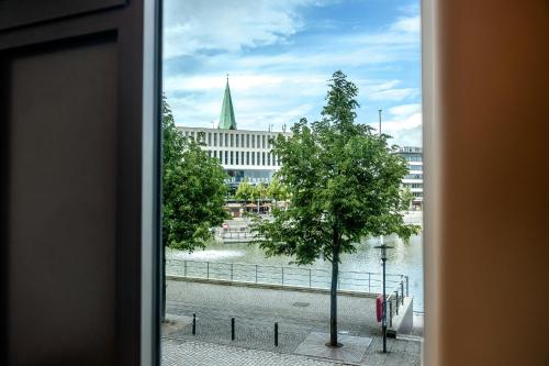 Habitación con Dos Camas con Vistas del hotel Kiel-Schwedenkai