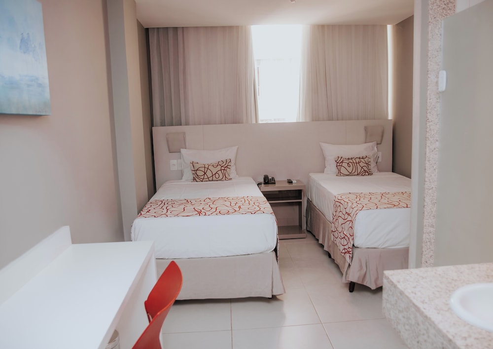 Habitación estándar con 2 camas individuales del hotel Rede Andrade Lapa. Foto 1