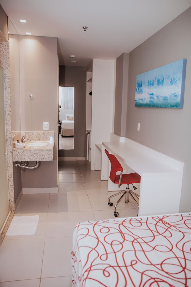 Habitación estándar con 2 camas individuales del hotel Rede Andrade Lapa. Foto 9