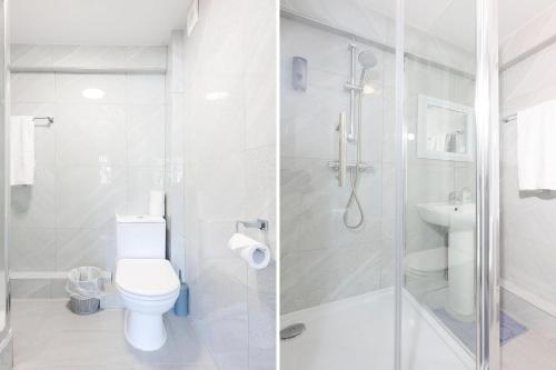 Habitación Estándar con baño compartido - 2 camas del hotel OYO Honeycroft Lodge. Foto 4