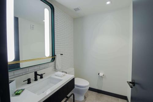 Suite Estudio con cama extragrande del hotel Canopy by Hilton Jersey City Arts District. Foto 1