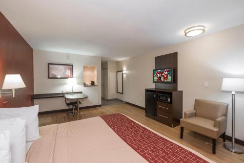 Habitación Superior con cama extragrande - No fumadores del hotel Red Roof Inn PLUS+ Poughkeepsie