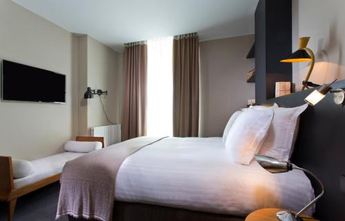 Habitación Doble Deluxe del hotel 1er Etage Marais. Foto 4
