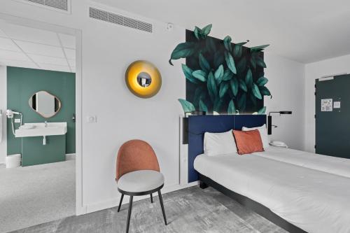 Habitación Estándar Accesible - 2 camas individuales del hotel Ibis Styles Bezons Paris La Défense. Foto 5
