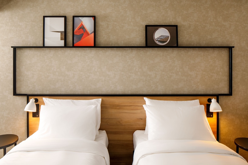 Habitación estándar con 2 camas individuales del hotel ibis London Sutton Point
