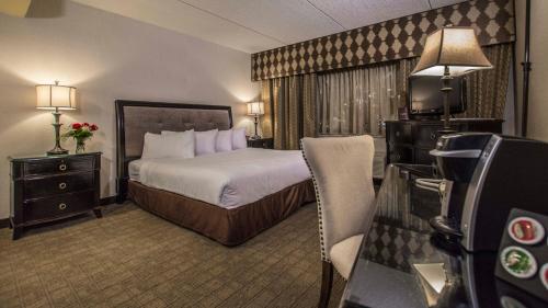 Suite con bañera de hidromasaje - Cama extragrande del hotel Garden Place. Foto 3