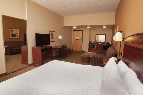 King Room with Sofa Bed and Study - Non - Smoking del hotel Hampton Inn Oneonta. Foto 3