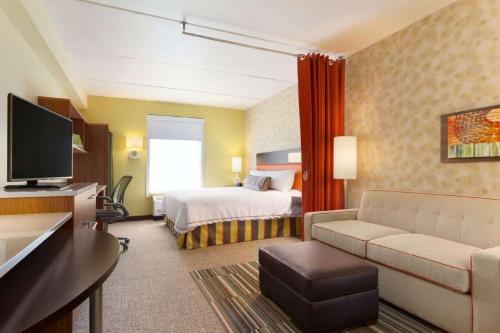 Suite Estudio con cama King - No fumadores del hotel Home2 Suites By Hilton Albany Wolf Rd. Foto 7