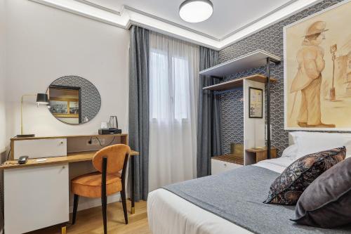 Habitación Individual del hotel Hôtel Du Levant. Foto 3