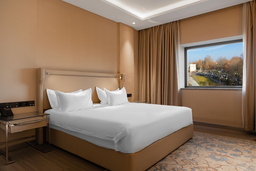 Habitación estándar, 1 cama doble, accesible para personas con discapacidad del hotel Mövenpick Samarkand. Foto 2