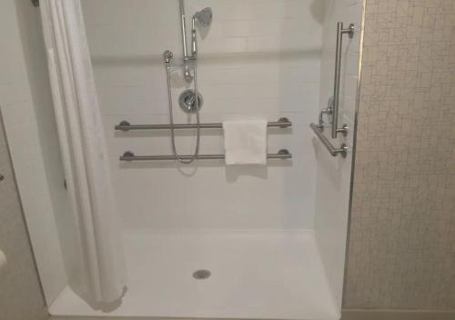 Habitación Estándar con ducha accesible en silla de ruedas - cama extragrande - Adaptada para personas con movilidad reducida del hotel Holiday Inn Express And Suites Jersey City North - Hoboken, An Ihg. Foto 2