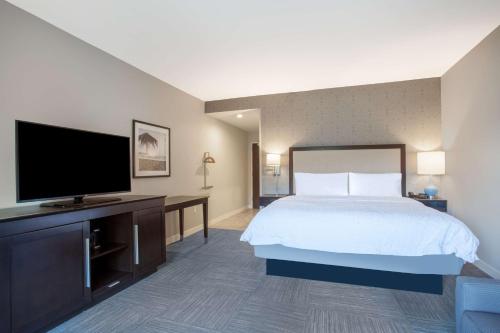 Habitación doble 1 Cama king Sofá Cama incluido del hotel Hampton Inn Rochester Penfield. Foto 3