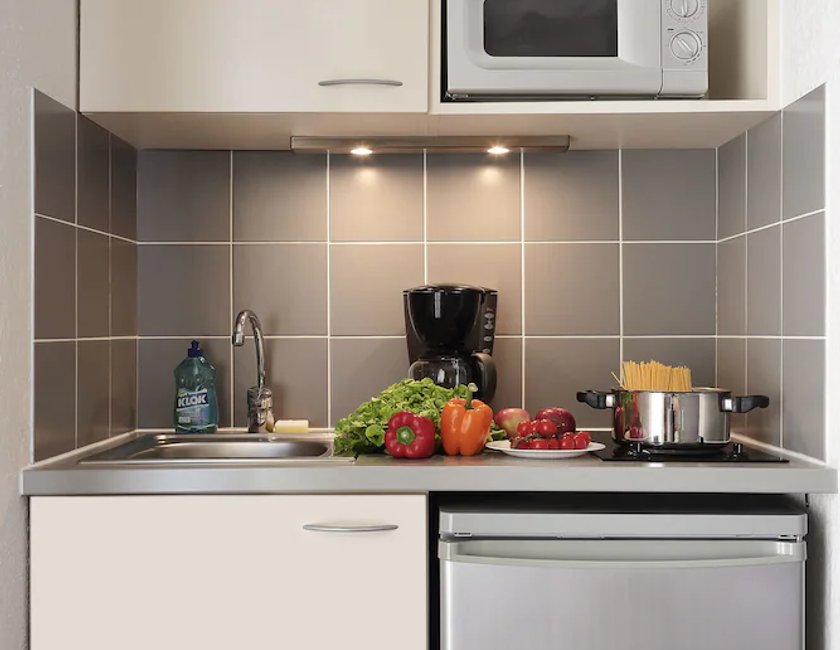 Estudio 1 Cama doble kitchenette del hotel Adagio Access Avignon. Foto 7