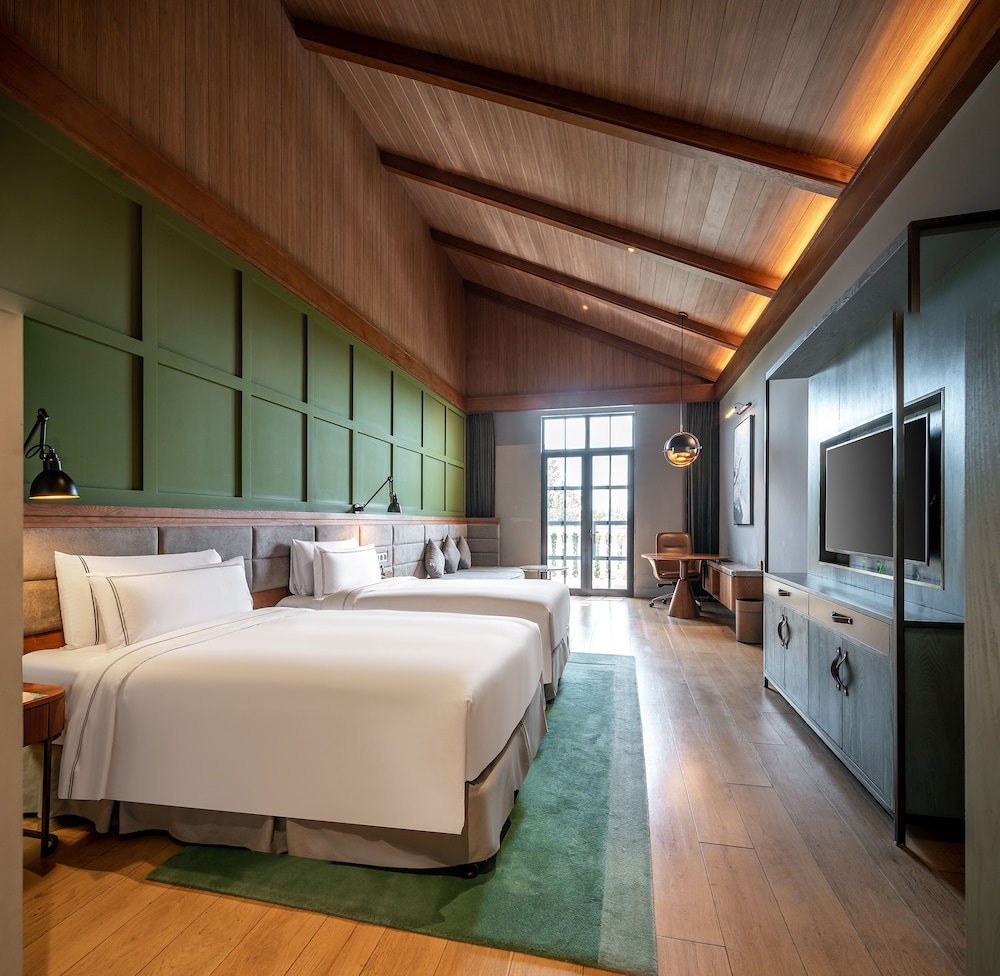 Habitación Premium con vistas al jardín del hotel Melia Shanghai Parkside