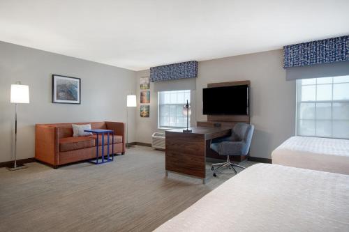 Suite Estudio - 2 camas grandes del hotel Hampton Inn And Suites Yonkers. Foto 1