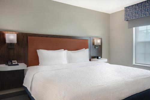 Habitación con cama extragrande y sofá cama - No fumadores del hotel Hampton Inn And Suites Yonkers. Foto 3