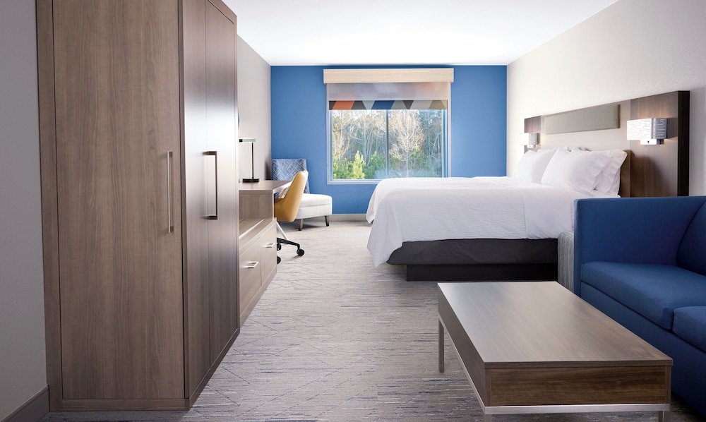 Habitación estándar, 1 cama de matrimonio grande, bañera de hidromasaje del hotel Holiday Inn Express and Suites Hawthorne Elmsford North by IHG. Foto 2