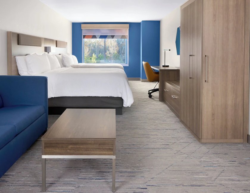 Habitación estándar, 2 camas de matrimonio (Mobility, Accessible Shower) del hotel Holiday Inn Express and Suites Hawthorne Elmsford North by IHG. Foto 3