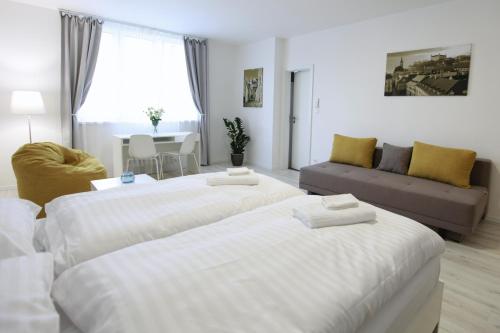 Apartamento Superior 1 Cama queen 1 habitación Sofá Cama incluido del hotel City Center Best Place Apartments. Foto 11