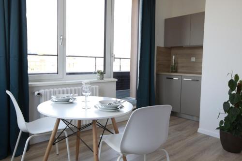 Apartamento con balcón del hotel City Center Best Place Apartments. Foto 2