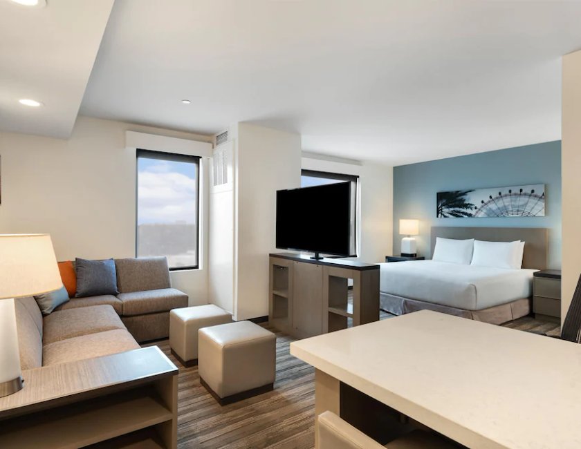 Suite, 1 habitación del hotel Hyatt House Orlando International Drive. Foto 5