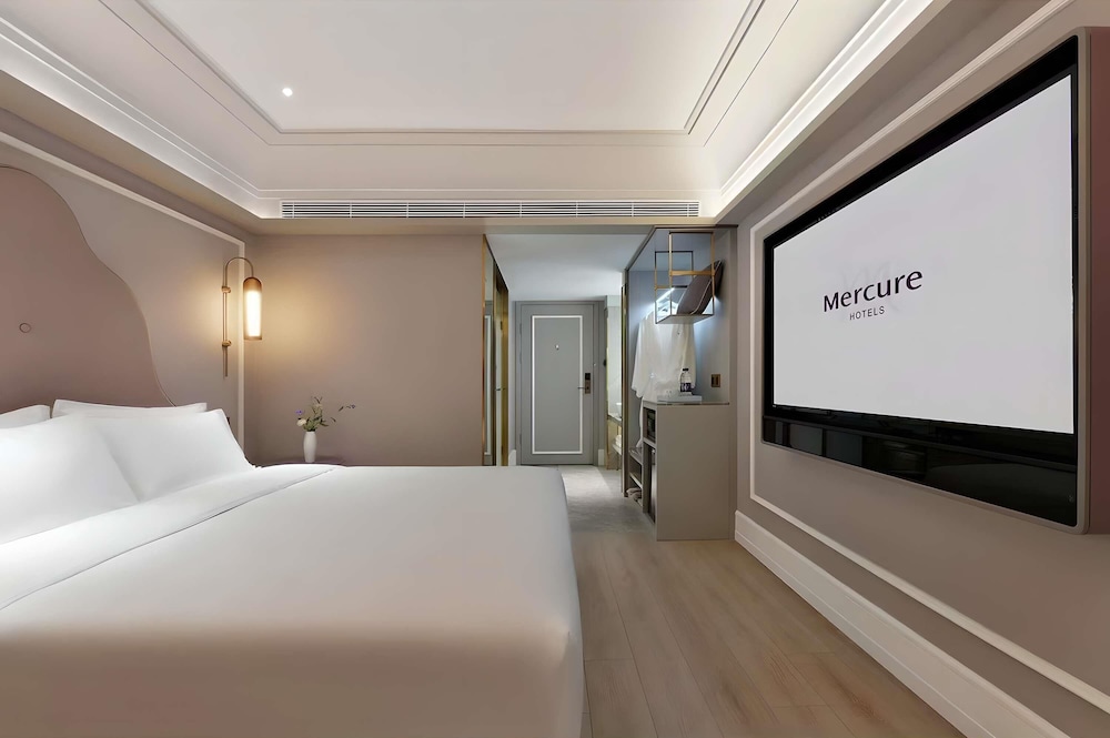 Habitación superior, 1 cama de matrimonio grande del hotel Mercure Chengdu Jinniu Wanda Plaza