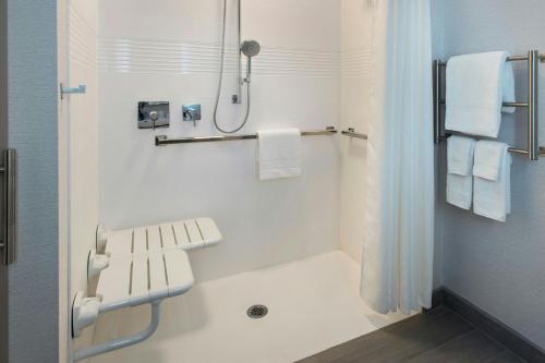 King Studio with Kitchen and Roll - in Shower - Mobility Accessible del hotel Towneplace Suites By Marriott New York Brooklyn. Foto 5