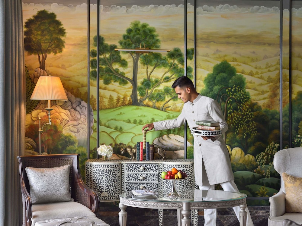 Raffles, Suite presidencial, 1 cama de matrimonio grande del hotel Raffles Udaipur. Foto 5
