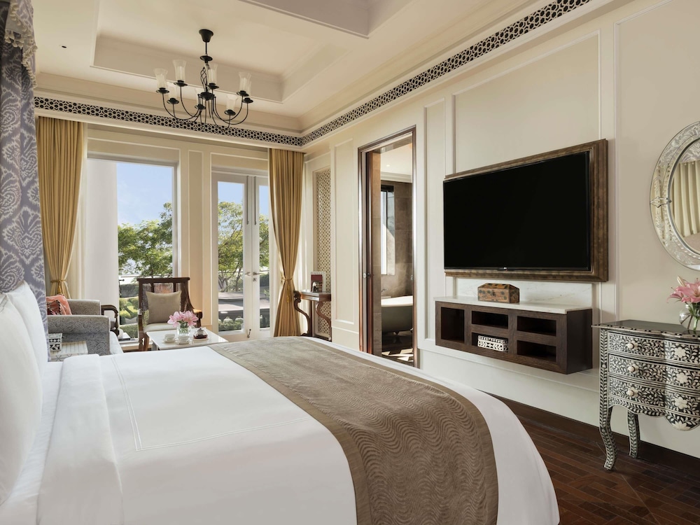 Habitación Signature, 1 cama de matrimonio grande (Flamingo, with Garden) del hotel Raffles Udaipur
