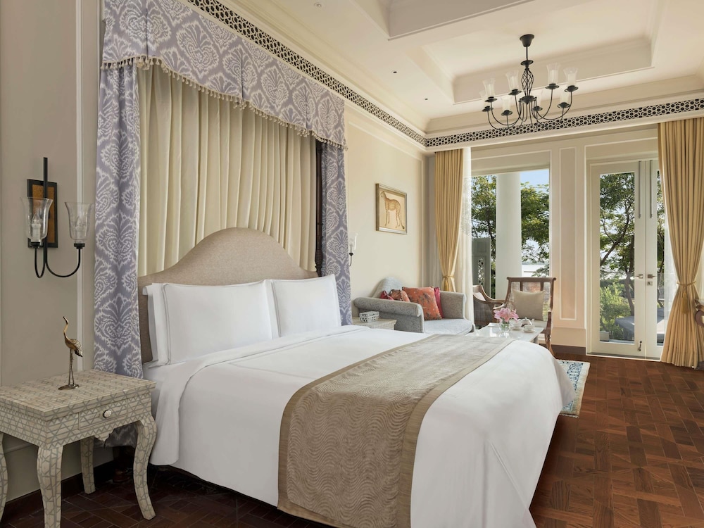 Habitación Signature, 1 cama de matrimonio grande (Flamingo, with Garden) del hotel Raffles Udaipur. Foto 11