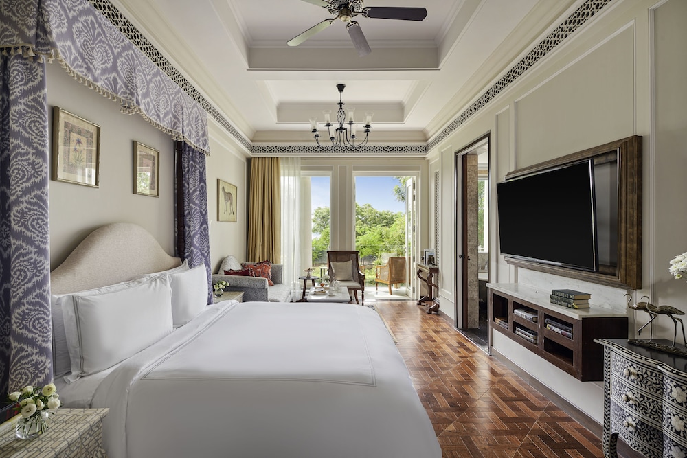 Habitación Signature, 1 cama de matrimonio grande (Flamingo, with Garden) del hotel Raffles Udaipur. Foto 13