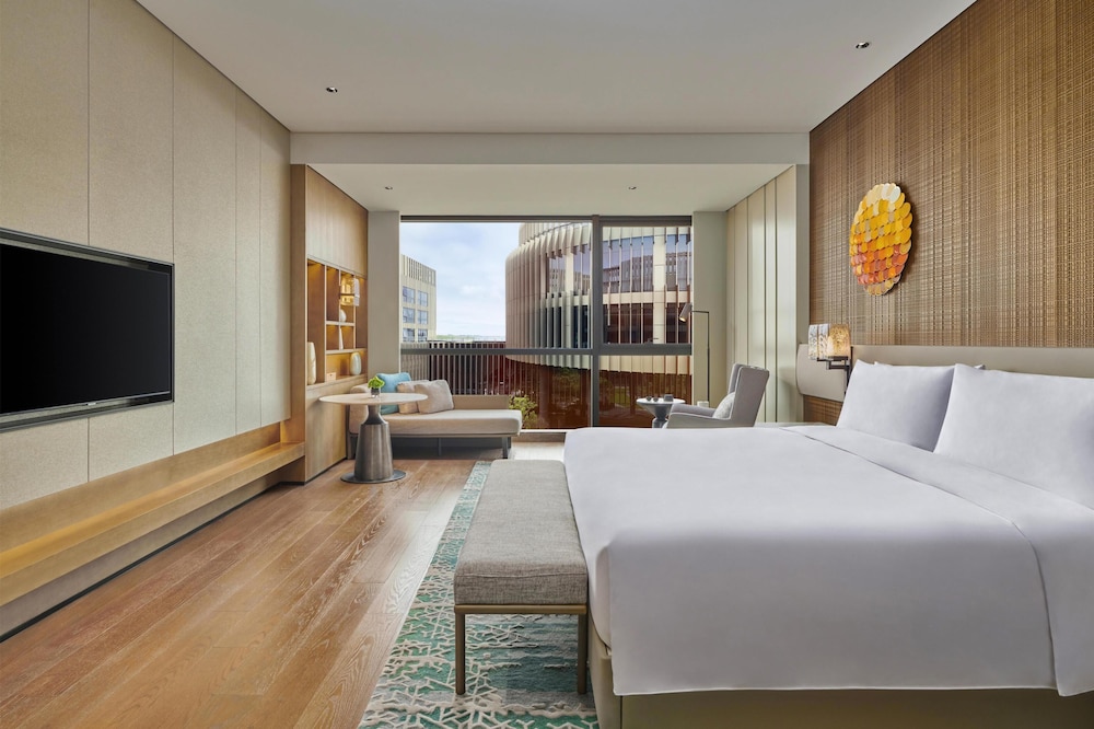 1 cama king size, vistas al jardín del hotel Hyatt Regency Shanghai Lingang