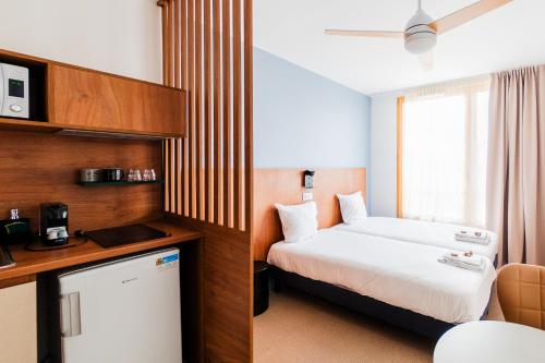 Studio M - Twin beds del hotel Ecla Paris Villejuif