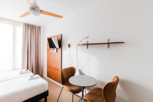 Studio M - Twin beds del hotel Ecla Paris Villejuif. Foto 2