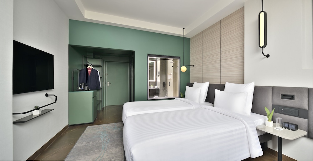 Habitación Superior con dos camas individuales - Vistas al Fuerte del hotel Novotel Jodhpur Iti Circle. Foto 1
