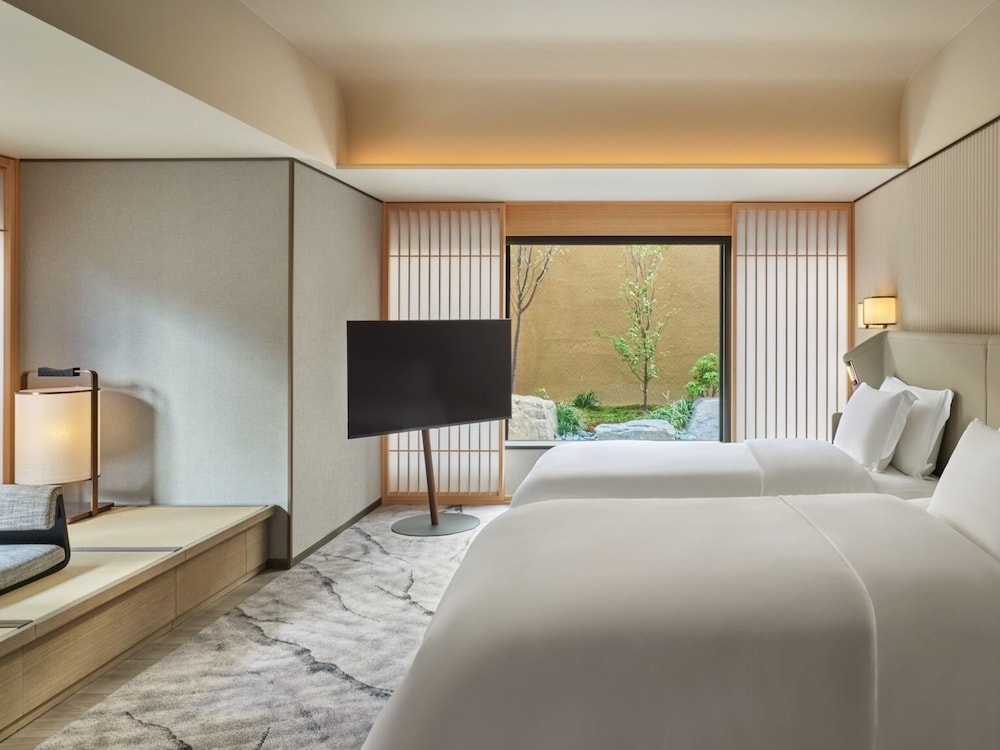 Suite Premier, 2 camas individuales, vistas al jardín del hotel Dusit Thani Kyoto
