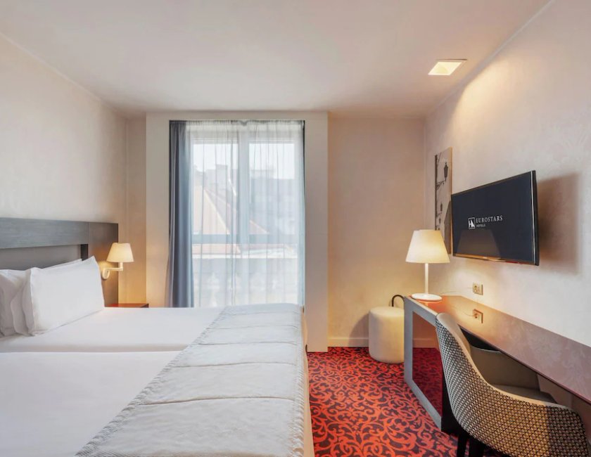 Habitación Deluxe (Comunicada) del hotel Eurostars Palazzo Zichy