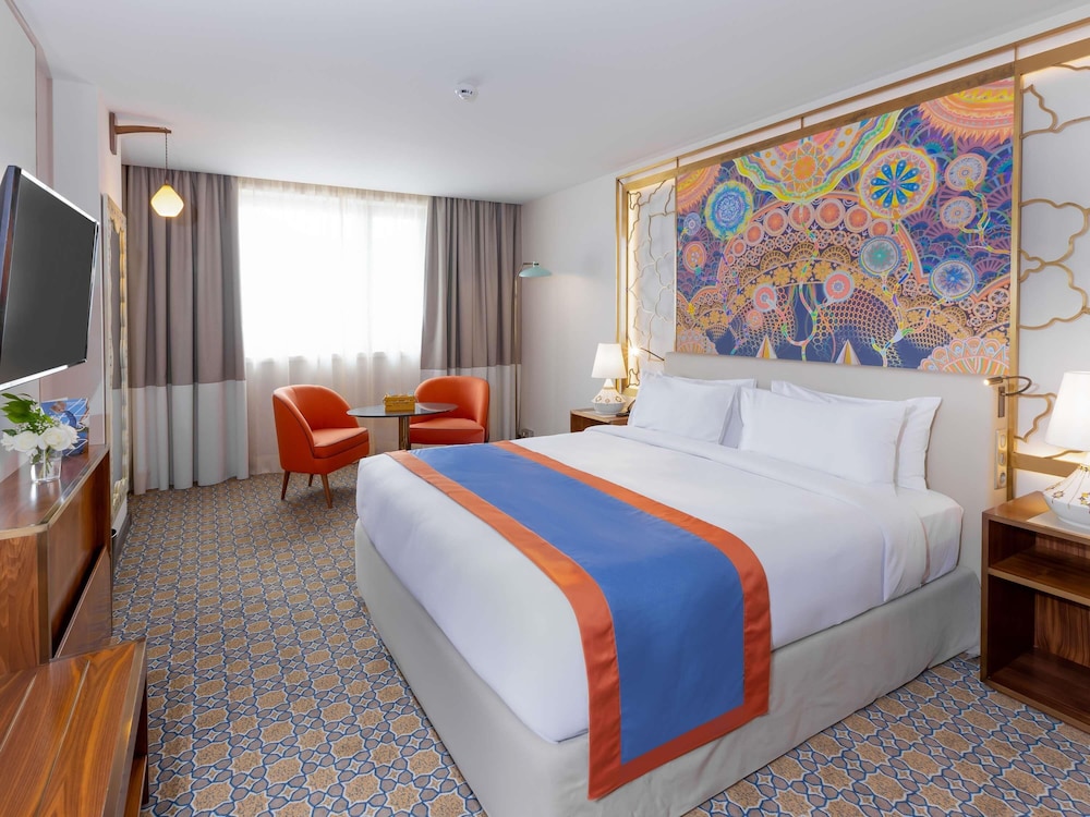 Habitación Privilegiada con 1 cama king size y vistas a la bahía del hotel Mercure Alger Palais Des Congres