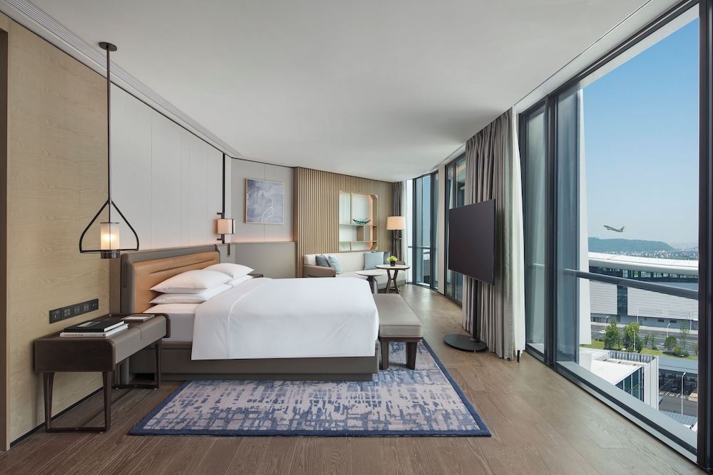 1 cama king size, acceso al Club, Deluxe del hotel Hyatt Regency Hangzhou International Airport