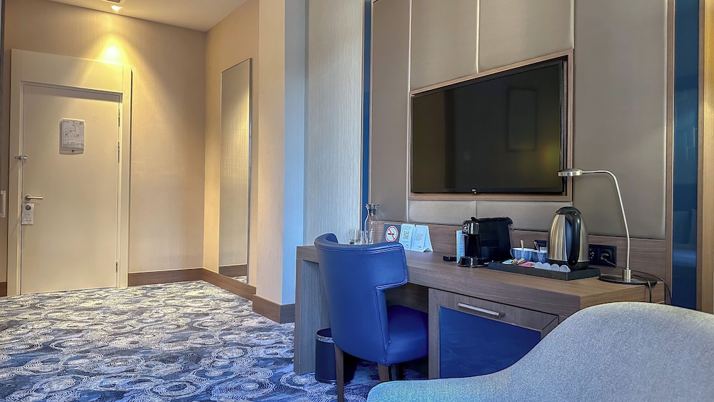 Habitación Deluxe con 1 cama doble con balcón del hotel Tbilisi Philharmonic By Mercure. Foto 4