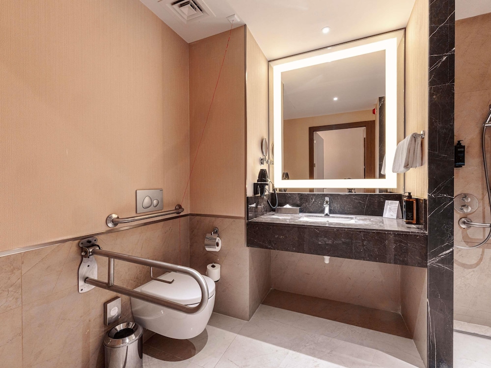 Habitación Estándar con 1 cama doble para huéspedes con discapacidad del hotel Tbilisi Philharmonic By Mercure. Foto 7