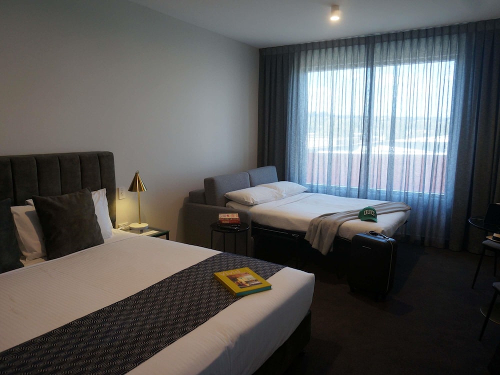 Estudio King con Cocina del hotel Mantra Tonsley Adelaide. Foto 8