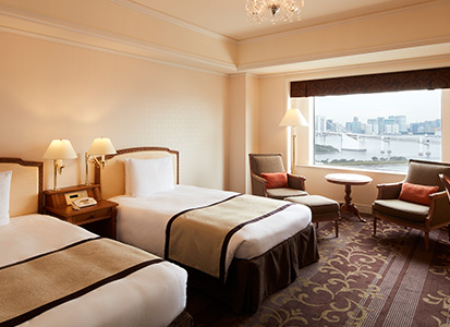 Habitación doble Lujo 2 camas del hotel Grand Nikko Tokyo Daiba
