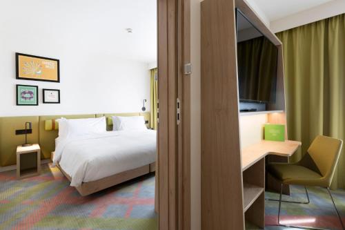 Habitaciones Comunicadas Familiares del hotel Hampton By Hilton Krakow Airport. Foto 1