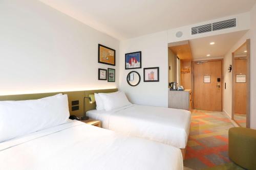 Habitación Doble - 2 camas del hotel Hampton By Hilton Krakow Airport. Foto 3