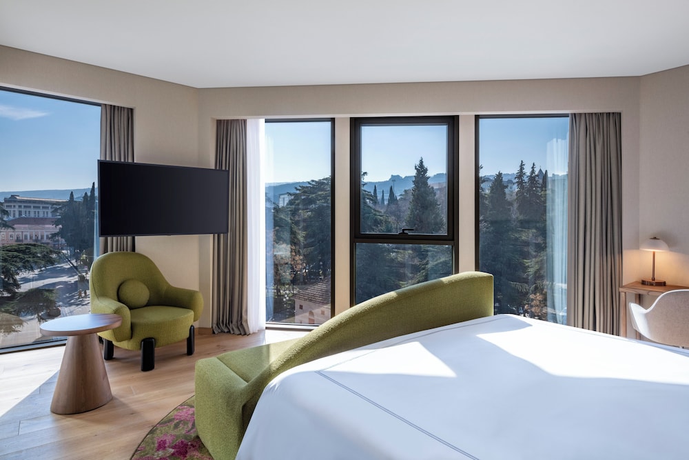 Swiss, Habitación Deluxe, 1 cama doble del hotel Swissôtel Tbilisi. Foto 5