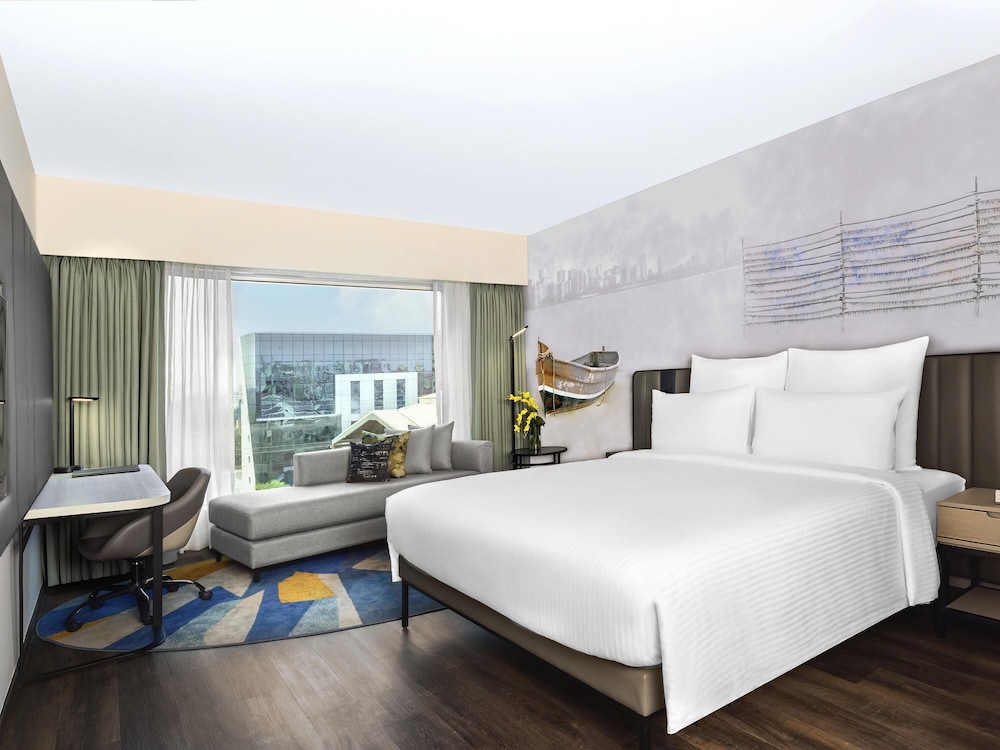 Habitación Deluxe con 1 cama king del hotel Novotel Mumbai International Airport